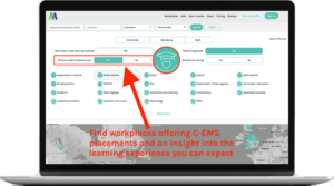 Meraki EMS search filter to find the best veterinary placements