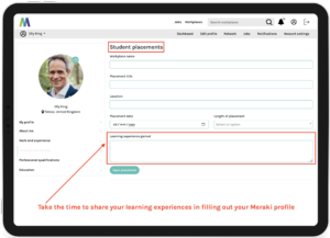 Meraki career profile veterinary student placement