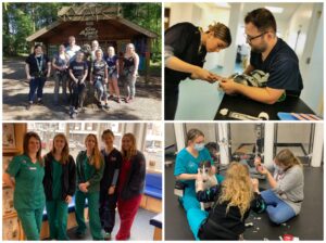 Veterinary student EMS Grant pictures